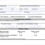 10 Payroll Deduction Forms To Download Sample Templates