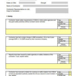 13 FREE Contractor Evaluation Form Samples In MS Word PDF