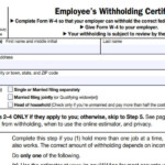 2021 Federal Tax Forms For Employees 2022 W4 Form