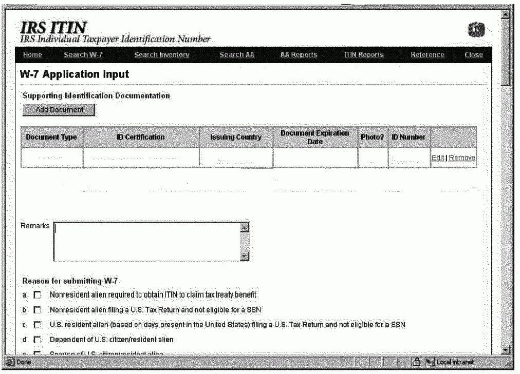 3 21 263 IRS Individual Taxpayer Identification Number ITIN Real Time 