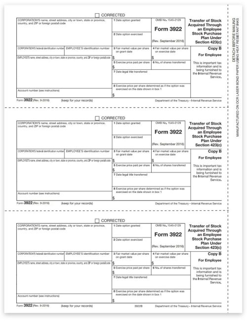 Employee Stock Purchase Tax Form - NewEmployeeForms.com