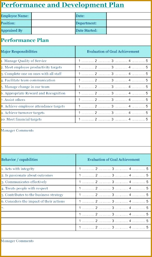 4 Employee Appraisal Report Template 04377 FabTemplatez