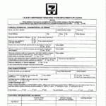 7 Eleven Application PDF Print Out