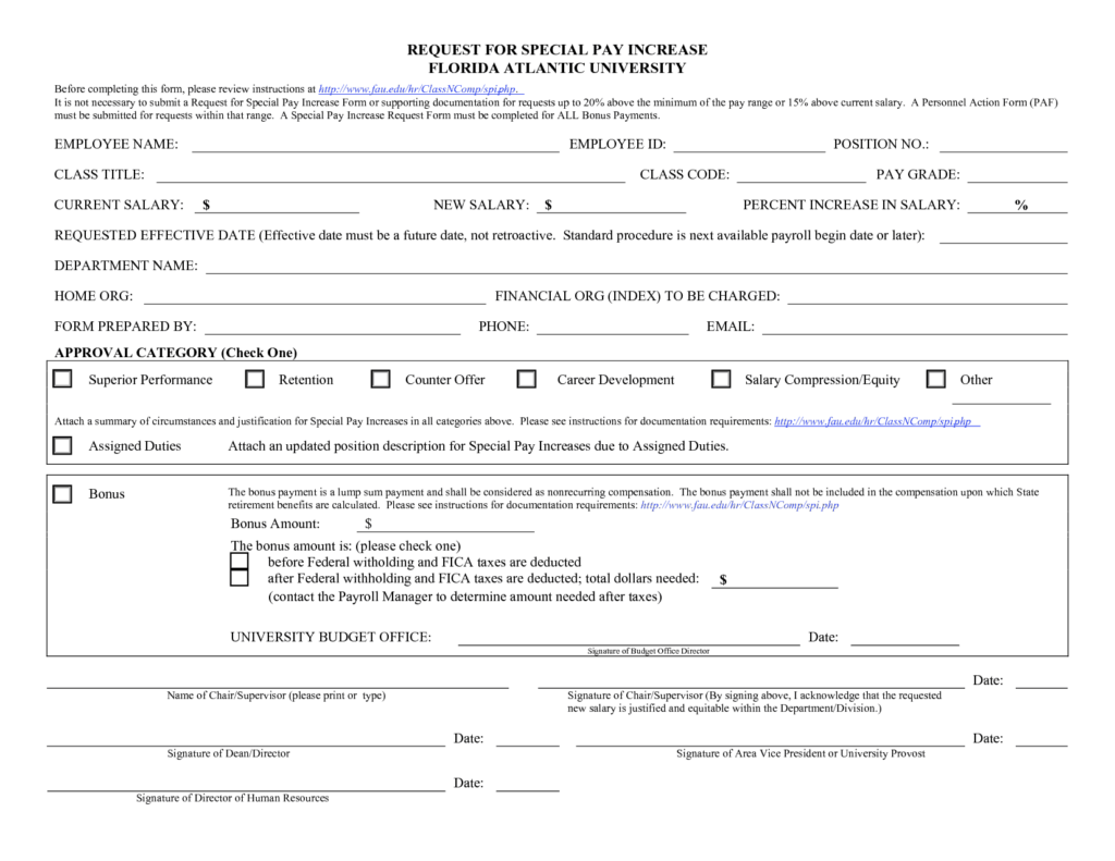 8 Salary Increase Templates Excel PDF Formats