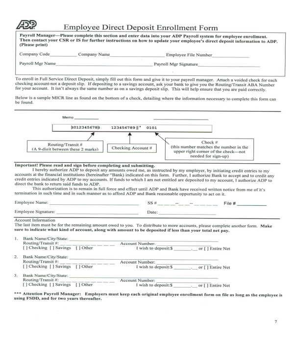 Adp New Employee Information Forms 2022 Employeeform