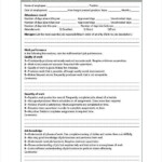 Best Blank Evaluation Form Template