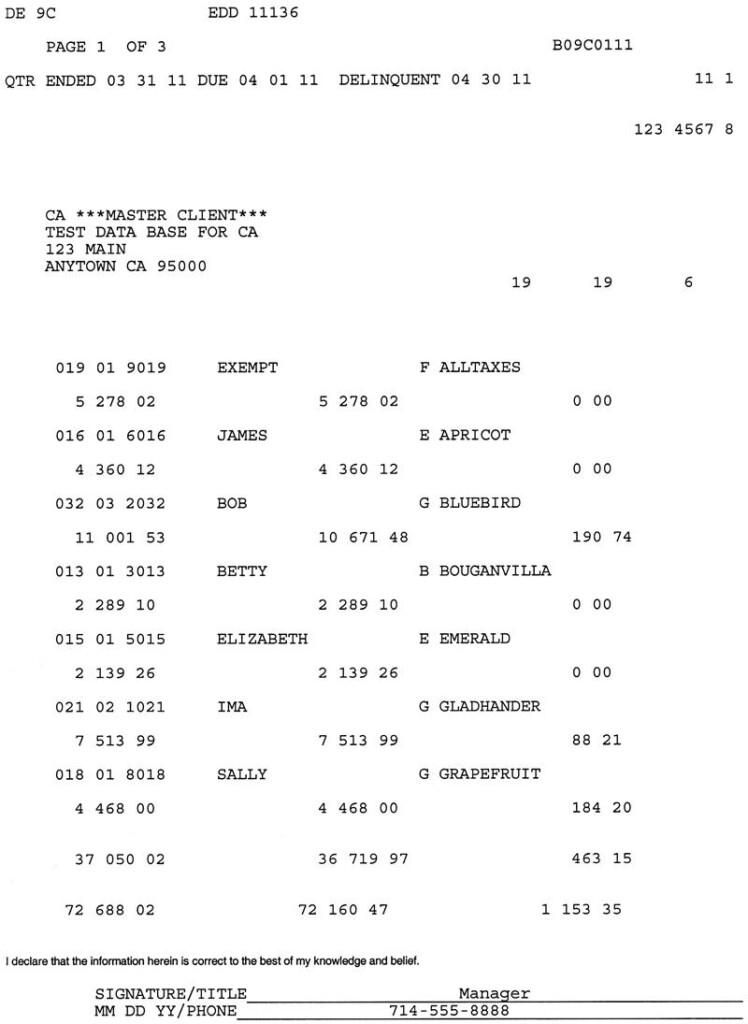 California DE 9 And DE 9C Fileable Reports NewHireForm