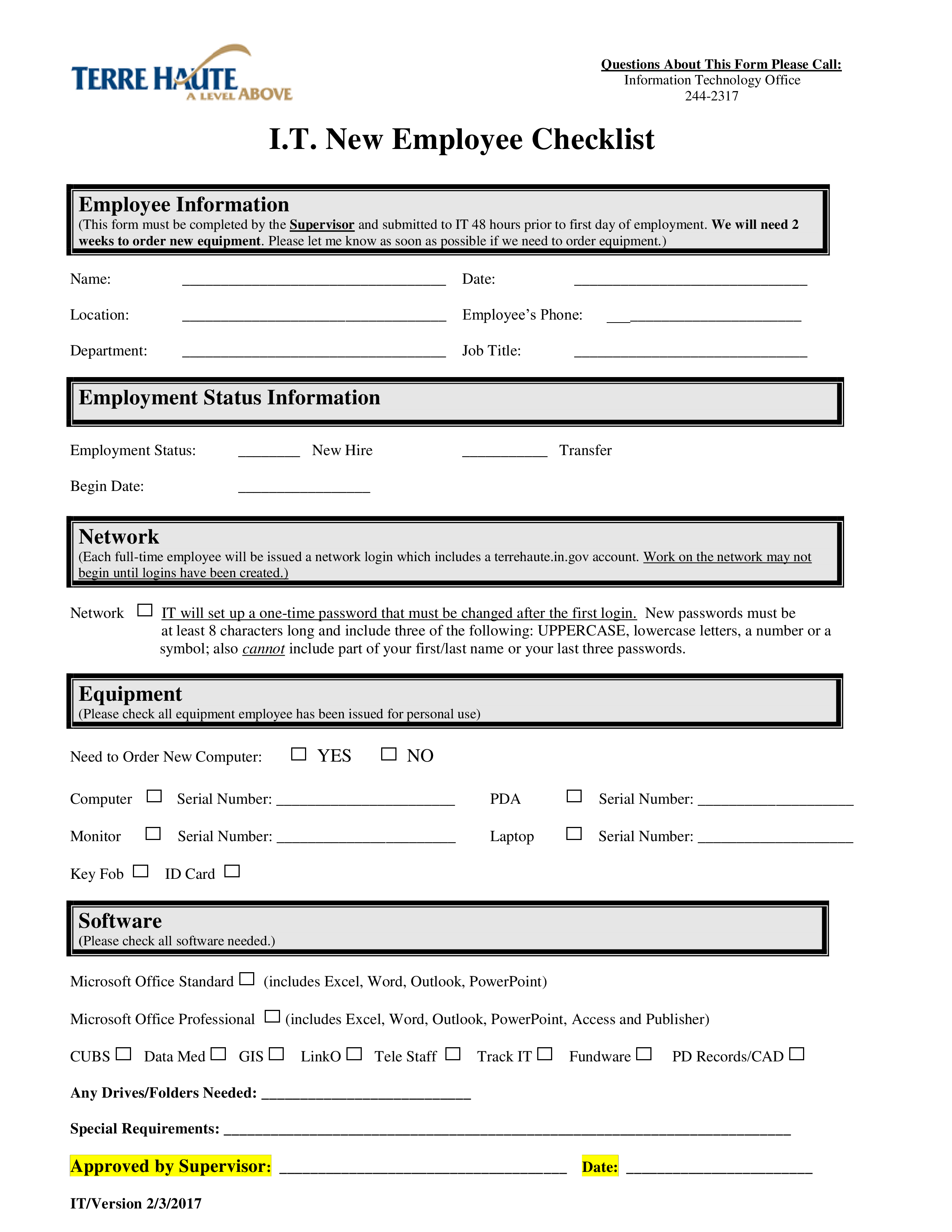 Credentials On New Employee Form 2022 Employeeform