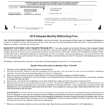 Delaware Employee State Tax Withholding Form 2022 Employeeform