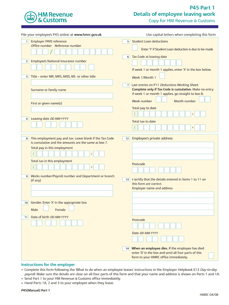 Download P45 Online Holidayinnvannuys