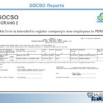 Download Socso New Employee Registration Form 2022 Employeeform