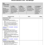 Employee Evaluation Form 9 Examples Format Pdf Examples