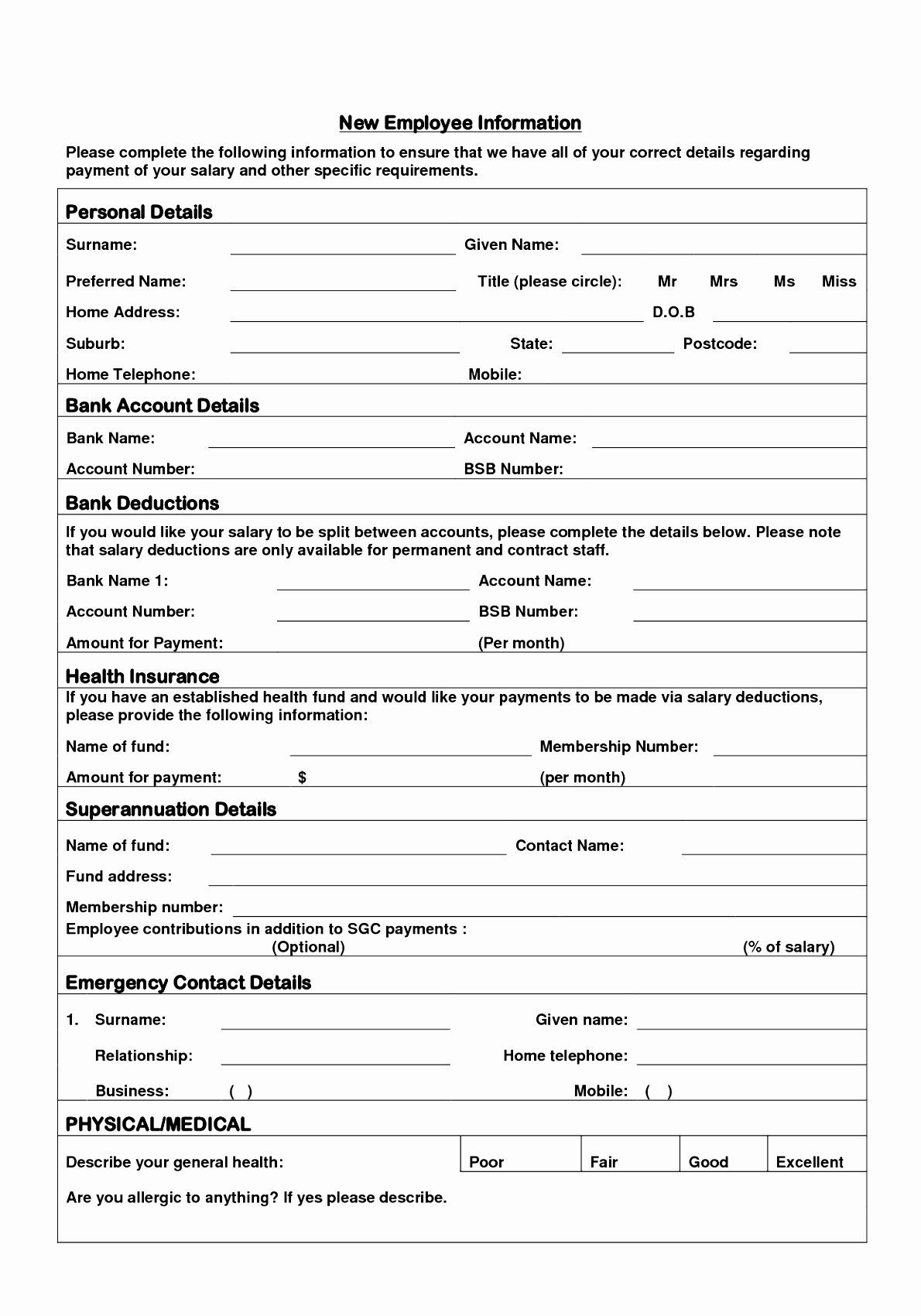 Employee New Hire Forms California 2022 Employeeform