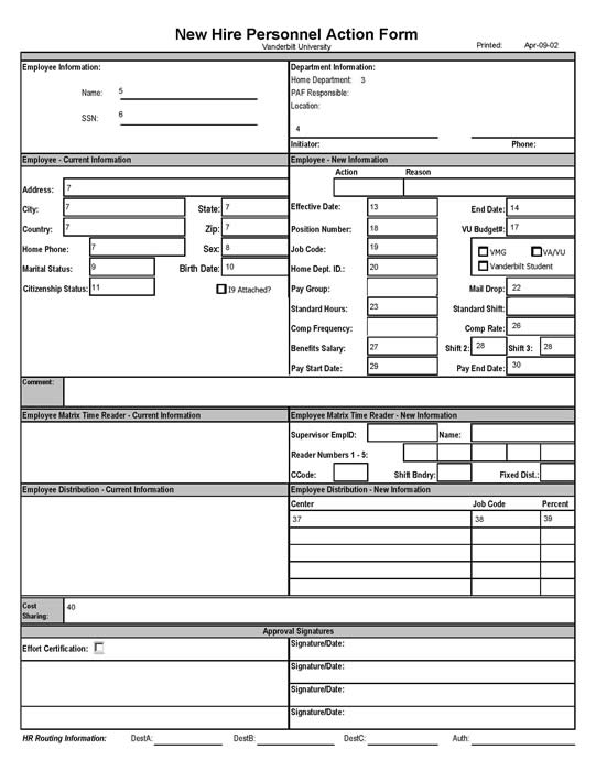 Employee Payroll New Employee Payroll Forms