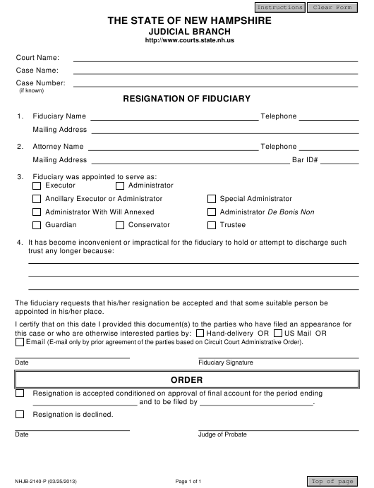 Employee Resignation Form New Hampshire 2022 Employeeform