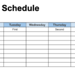 Employee Schedule Templates And Instructions Free Download Indeed