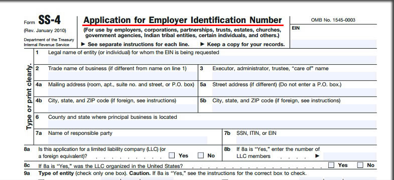 Employer Identification Number Wasvary Tax Services Travel