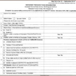 EPF Form 11 Employee Declaration Form New Format