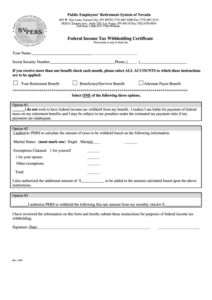 Fillable Federal Income Tax Withholding Certificate Printable Pdf ...