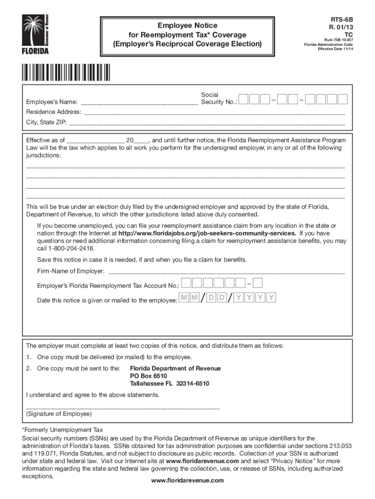 FL RTS 6A 2013 Fill Out Tax Template Online US Legal Forms