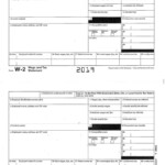 Form W 2 Copy 2 To Be Filed With Employee s State City Or Local