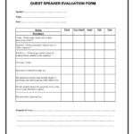 FREE 14 Speaker Evaluation Forms In PDF