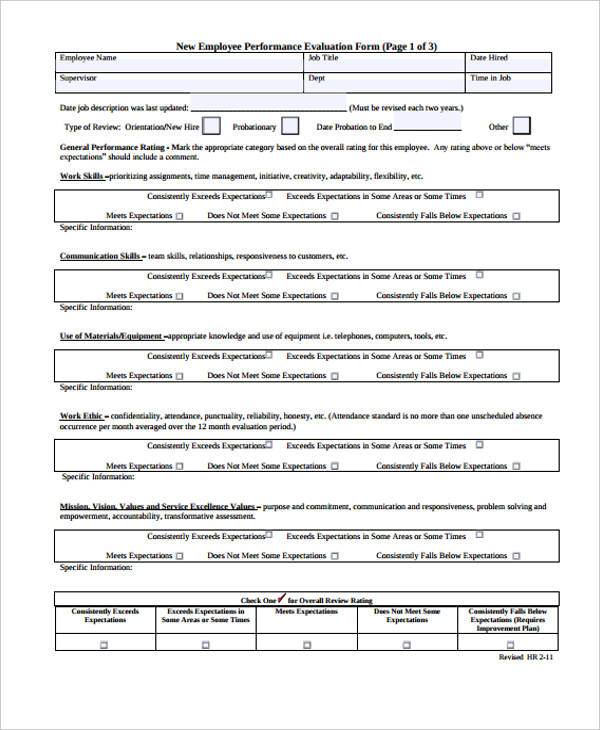 FREE 25 Sample Training Evaluation Forms In PDF MS Word