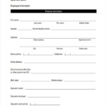 FREE 35 Employment Form Samples In PDF MS Word Excel