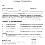 FREE 41 Sample Employee Evaluation Forms In PDF