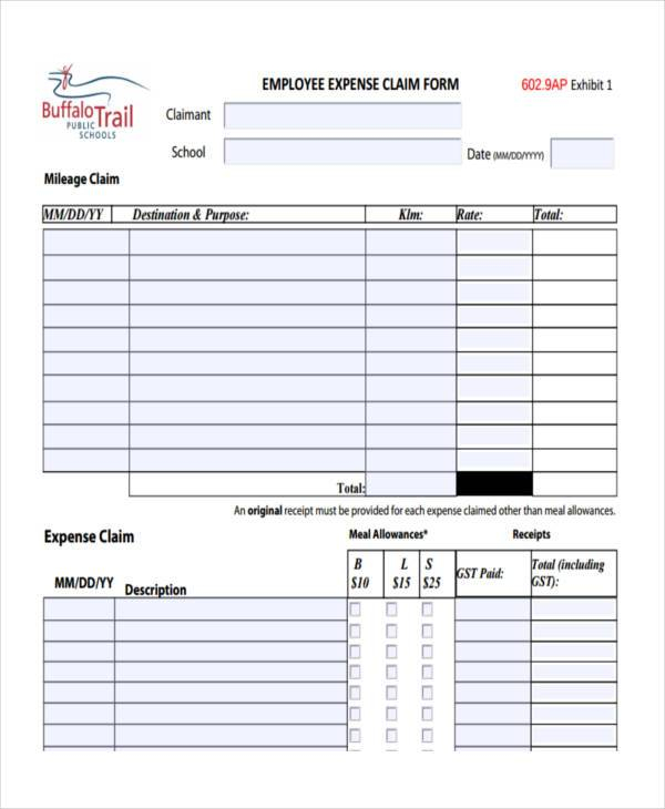 FREE 44 Expense Forms In PDF MS Word Excel