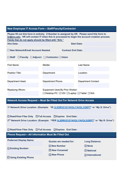 FREE 49 Employee Forms In PDF Ms Word Excel