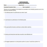 FREE 5 Employee Self Evaluation Form Templates In PDF MS Word Free