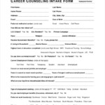 FREE 6 Career Counseling Forms In PDF