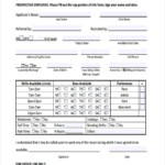 FREE 7 Employee Availability Forms In PDF MS Word