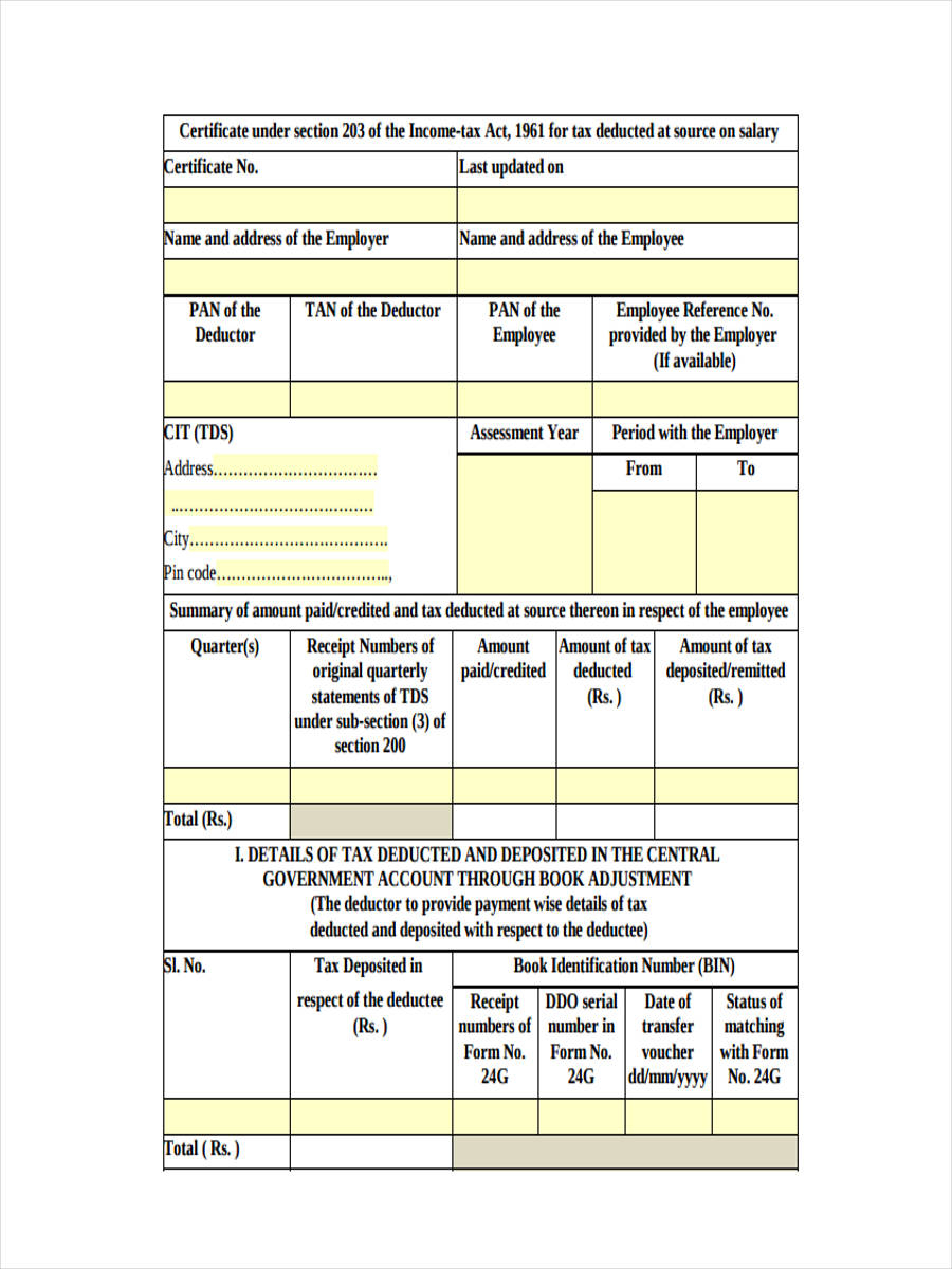 FREE 7 Sample Salary Statement Forms In PDF