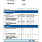 FREE 8 Sales Evaluation Forms PDF MS Word