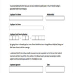 FREE 9 Employee Health Forms In PDF Ms Word