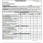 FREE 9 Sample Training Evaluation Forms In MS Word