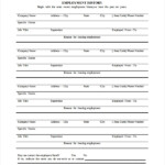 Free New Employee History Forms 2022 Employeeform