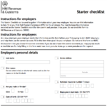 HMRC Starter Checklist For Payroll Goselfemployed co