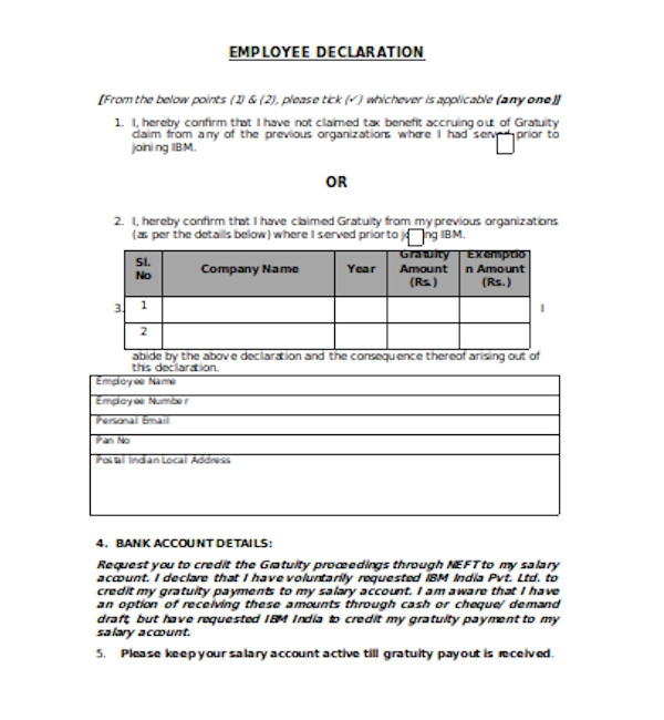 Income Tax Declaration Form For Employee Fy 2020 21 Last Date TAX