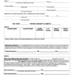 Income Tax Refund Claim Form Printable Pdf Download