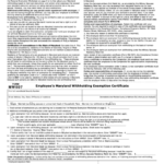 Maryland Employee Tax Forms 2022 Employeeform