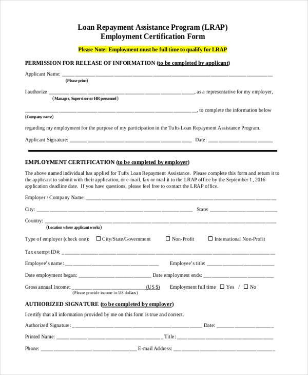 New Employee Certification Form Aws 2022 Employeeform