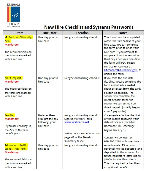 New Employee Orientation Checklist Template Excel And Word Excel Tmp