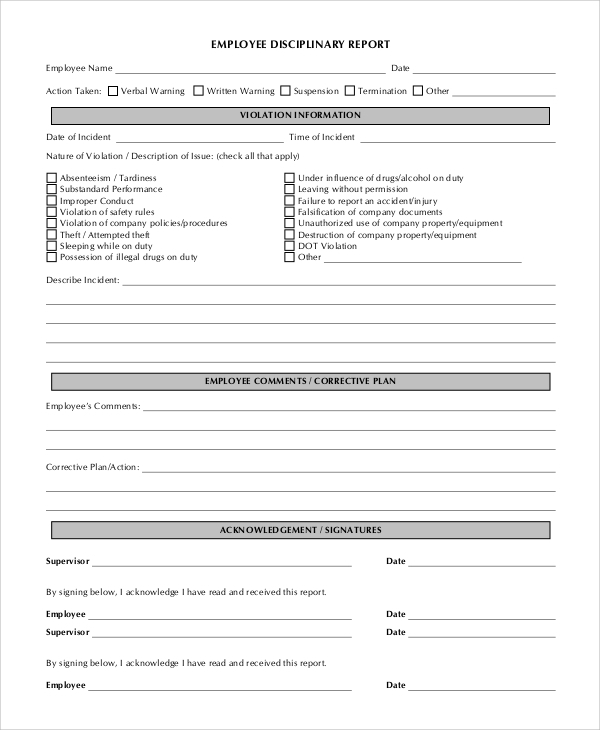 New Employee Report Form De34 2022 Employeeform