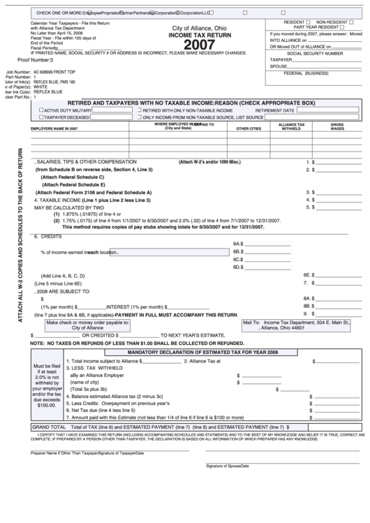 Ohio New Employee Tax Forms 2022 Employeeform