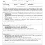 Performance Appraisal Form Filled Sample Pdf PDF Template