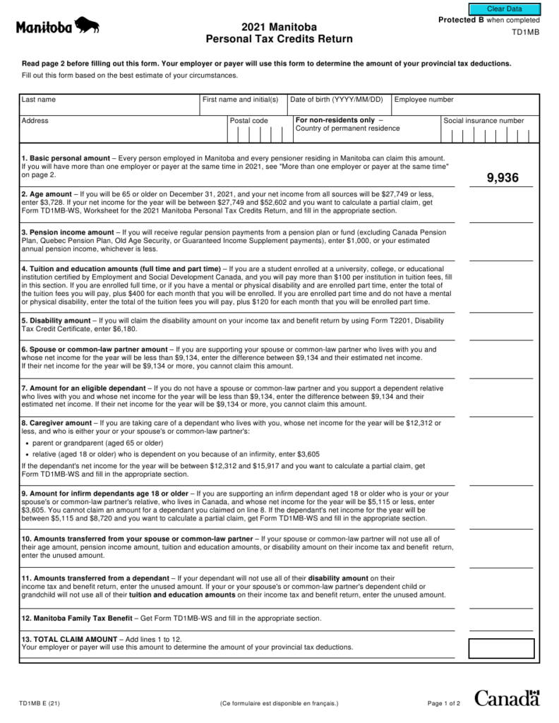 Revenue Canada New Employee Tax Forms 2022 Employeeform