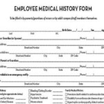 Sample Employee Medical History Forms 7 Free Documents In Word PDF